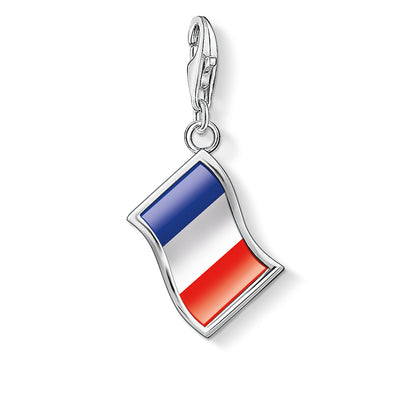 Charm pendant in french national flag design  | THOMAS SABO Australia