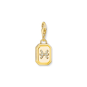 Pisces zodiac sign gold charm pendant | THOMAS SABO Australia