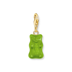 THOMAS SABO x HARIBO: Gold-plated Charm Apple Green Goldbear Pendant | THOMAS SABO Australia
