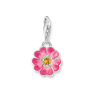 charm pendant with pink flower | THOMAS SABO Australia