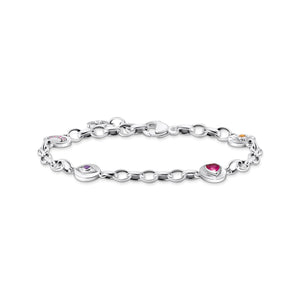 Silver Cosmic Bracelet with round elements and various stones | THOMAS SABO Australia