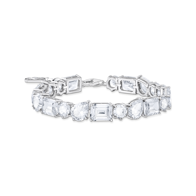Heritage Glam tennis bracelet with white zirconia stones | THOMAS SABO Australia