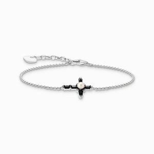 Romance Bracelet Black Cross