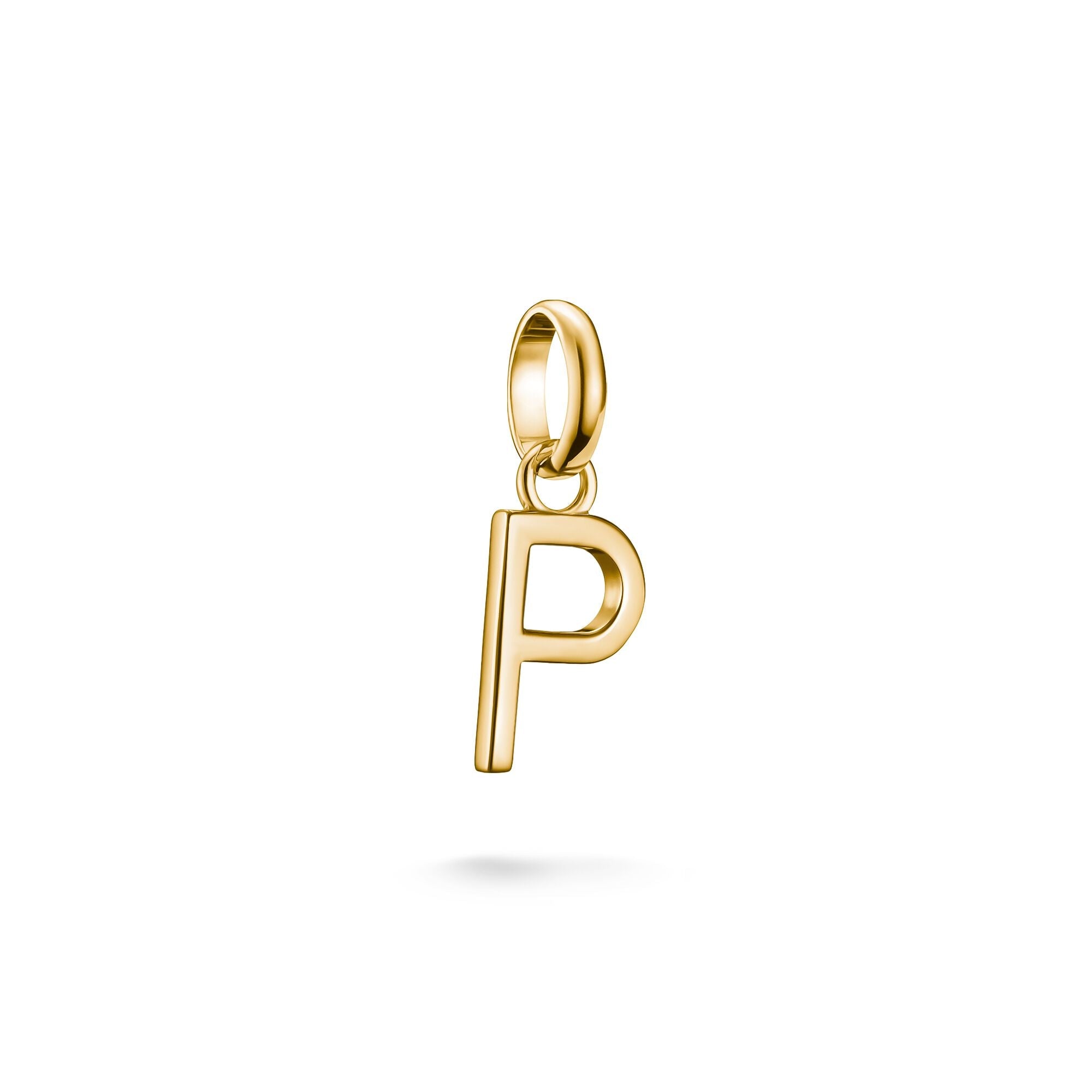 Thomas Sabo STERLING SILVER Gold Plated Letter P
