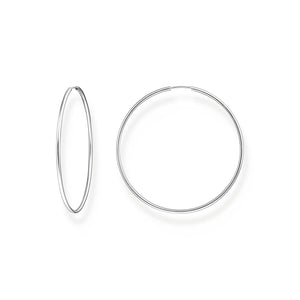 Large hoop earrings silver | THOMAS SABO Australia