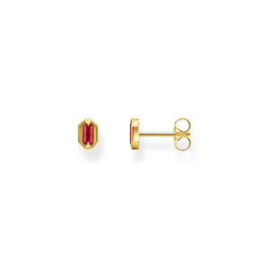 Small ear studs with red stones | THOMAS SABO Australia