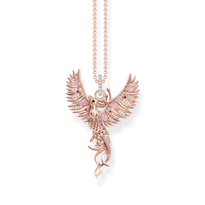Rose Gold Necklace with Phoenix Pendant | THOMAS SABO Australia