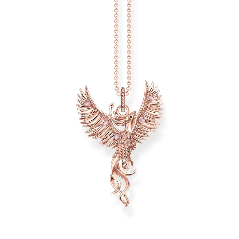 Rose Gold Necklace with Phoenix Pendant | THOMAS SABO Australia