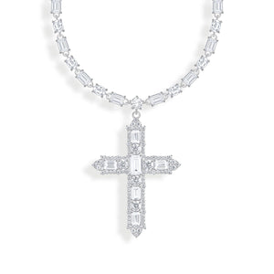 Necklace with cross pendant and zirconia  | THOMAS SABO Australia