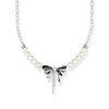 Bow necklace with freshwater pearls Lovely Romance | THOMAS SABO Australia