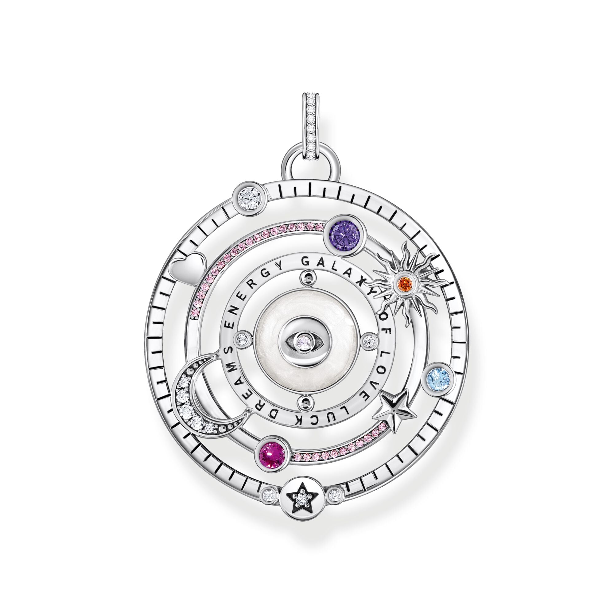 Thomas Sabo Pendant Phoenix With Blue Stones Silver