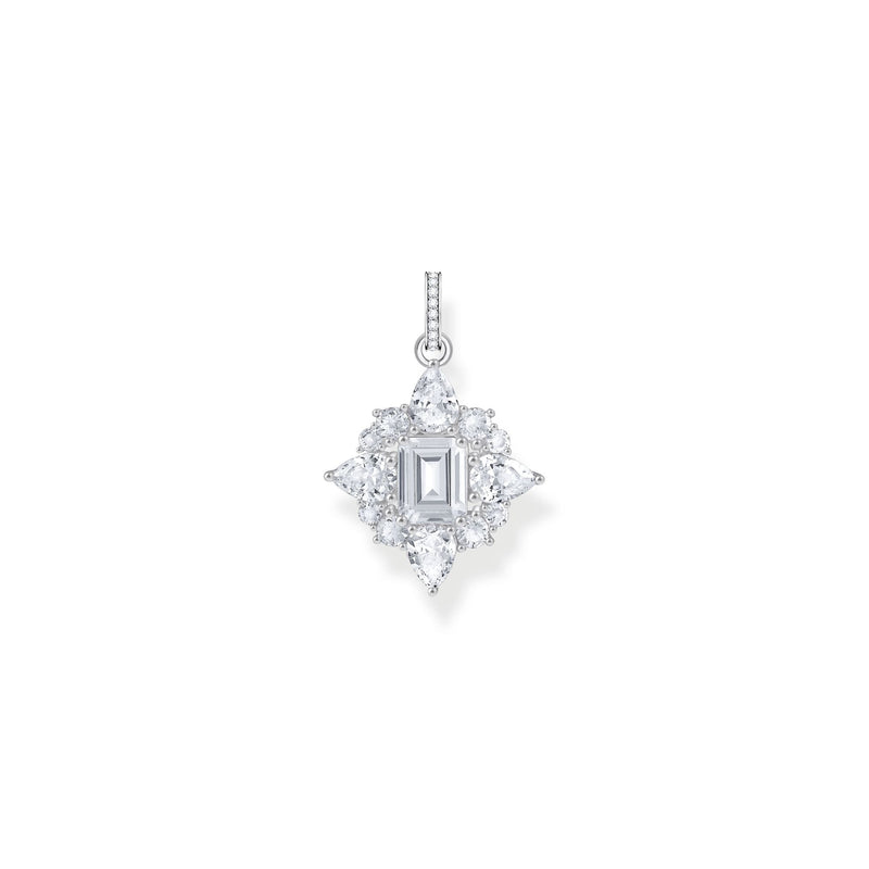 Heritage Glam pendant with white zirconia stones | THOMAS SABO Australia