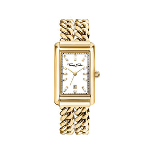 Ladies Rectangular Watch in Gold | THOMAS SABO Australia