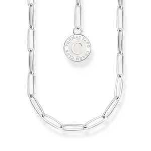 Member Charm necklace with Charmista disc silver | THOMAS SABO Australia
