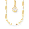 Member Charm necklace with Charmista disc gold plated | THOMAS SABO Australia
