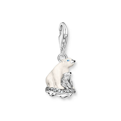 Charm pendant ice bears silver | THOMAS SABO Australia