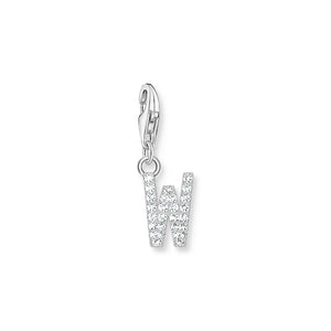Charm pendant letter W silver | THOMAS SABO Australia