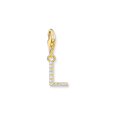 Charm pendant letter L gold plated | THOMAS SABO Australia