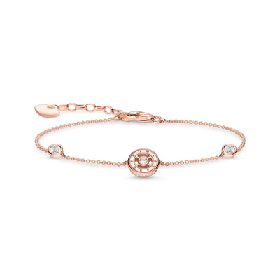 Sparkling Circles Rose Gold Stones Bracelet | THOMAS SABO Australia