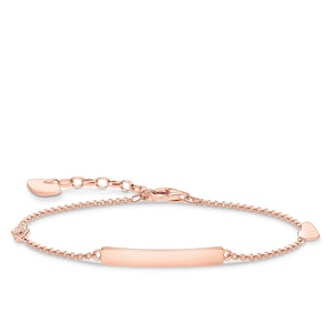 Bracelet Classic With  Heart & Infinity Rose Gold | THOMAS SABO Australia