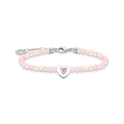 Pink Pearls Heart Bracelet | THOMAS SABO Australia