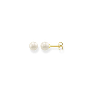 Ear Studs Pearl Gold | THOMAS SABO Australia