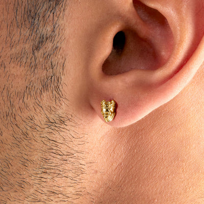 Ear Studs Skull Gold | THOMAS SABO Australia