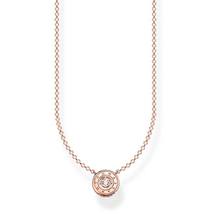Sparkling Circles Rose Gold Necklace | THOMAS SABO Australia
