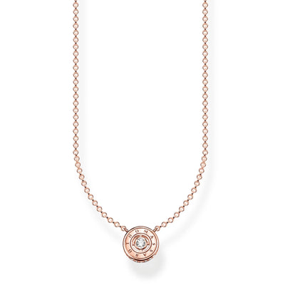 Sparkling Circles Rose Gold Necklace | THOMAS SABO Australia