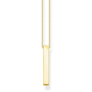 Necklace Golden Cuboid | THOMAS SABO Australia