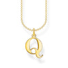 Necklace Letter Q Gold | THOMAS SABO Australia