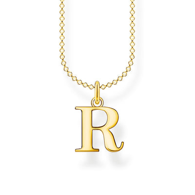 Necklace Letter R Gold | THOMAS SABO Australia