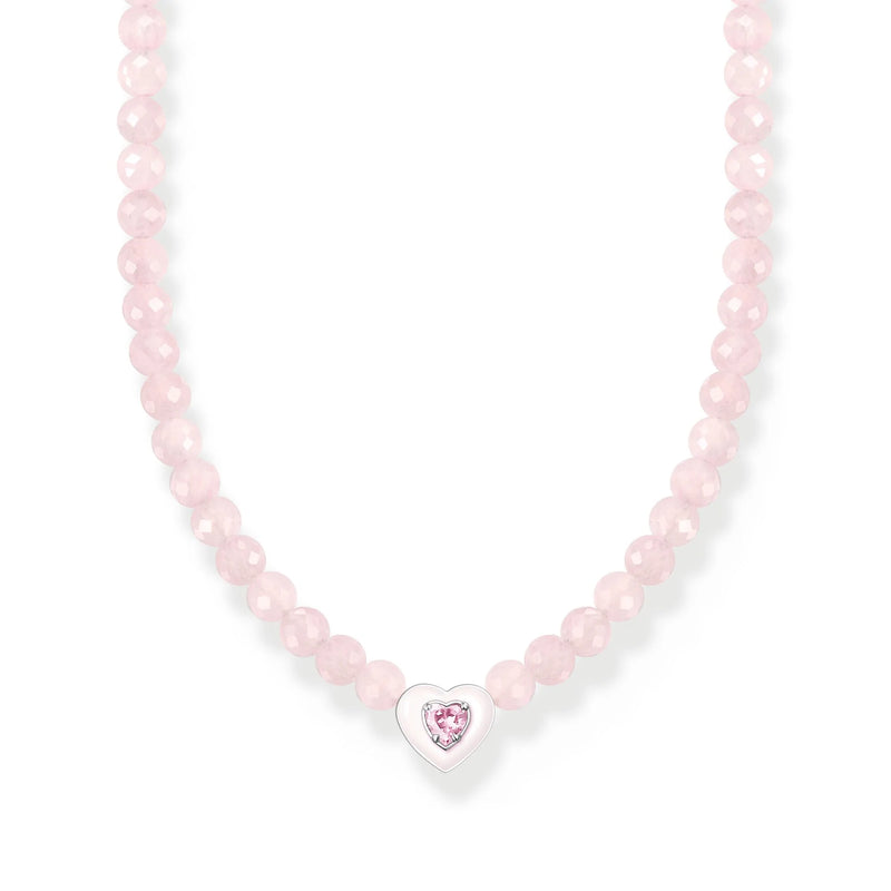 Choker Heart With Pink Pearls | THOMAS SABO Australia