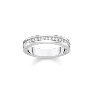 Sparkling Circles Silver Ring | THOMAS SABO Australia