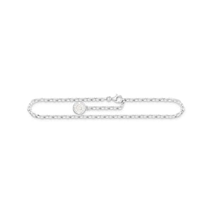 Charm anklet cold enamel silver | THOMAS SABO Australia