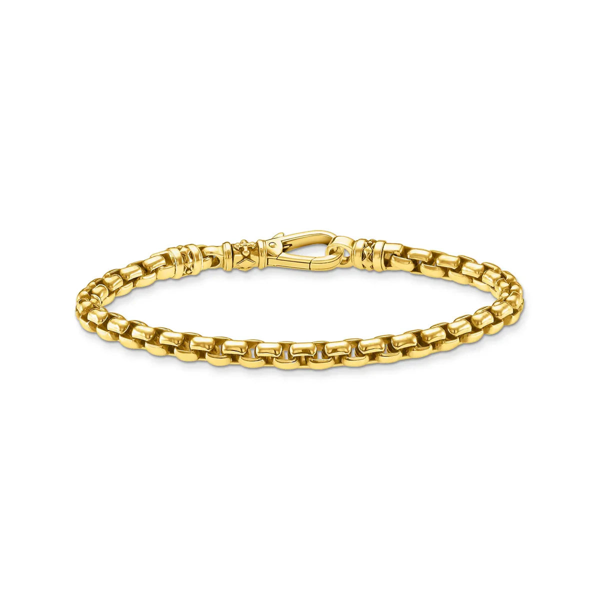 Gold Venezia Rebel Bracelet in 18-carat gold-plated 925 sterling silver — Thomas Sabo Australia