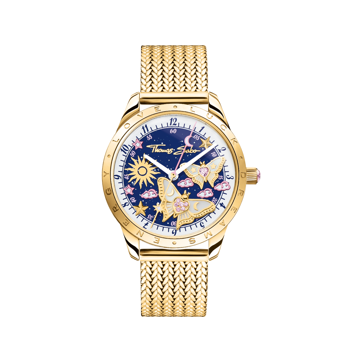 Luminescent Butterfly Watch in Gold — Thomas Sabo Australia