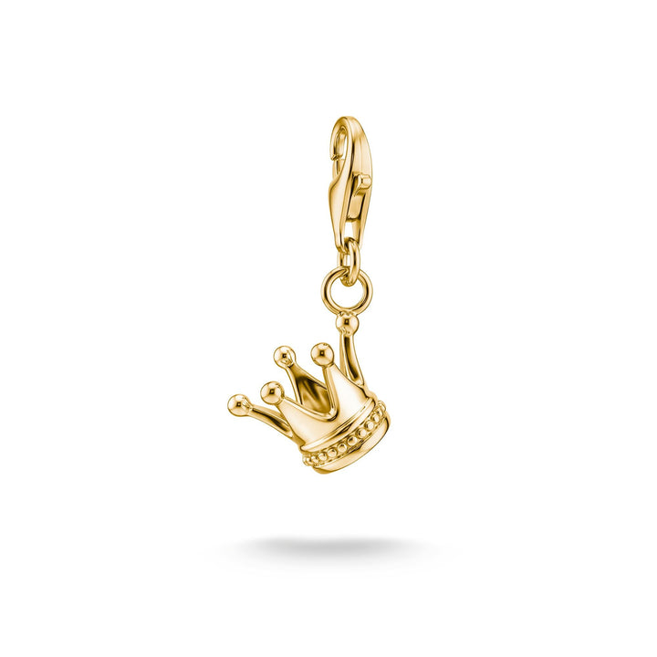 Gold-Plated Crown Charm