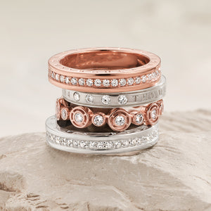 Rose Gold and Silver Rings for Women by THOMAS SABO