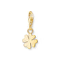 Charm pendant cloverleaf gold plated | THOMAS SABO Australia