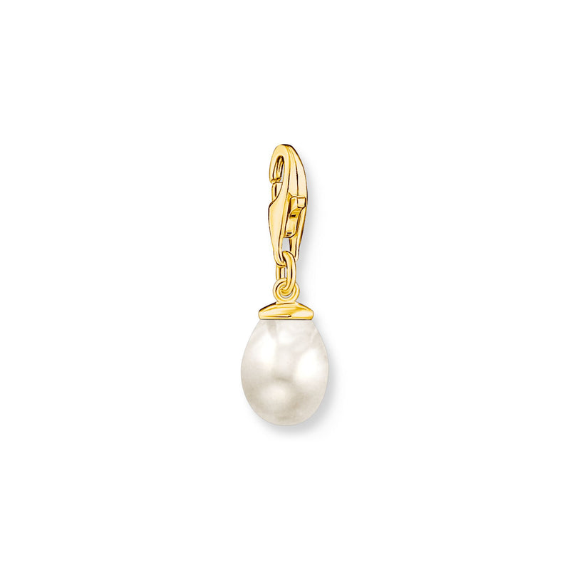 Charm pendant pearl gold plated | THOMAS SABO Australia