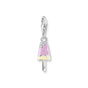 Charm pendant popsicle with white stones silver | THOMAS SABO Australia