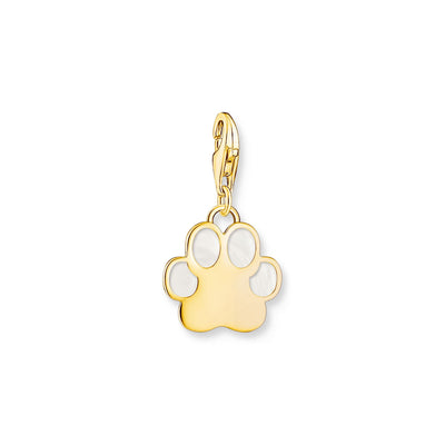 Charm pendant dog paw with cold enamel   | THOMAS SABO Australia