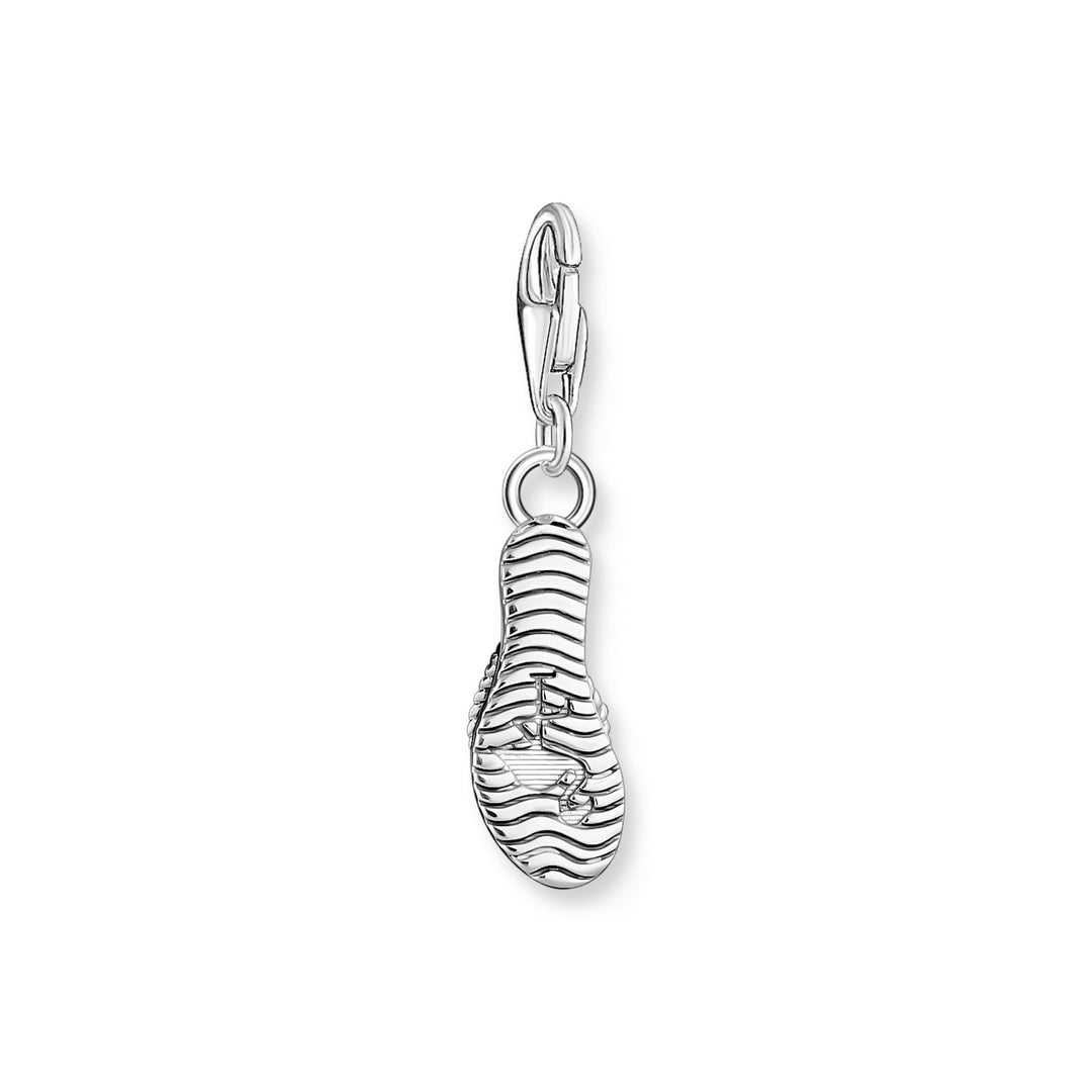 Charm pendant flip flop with colourful stones silver | THOMAS SABO Australia