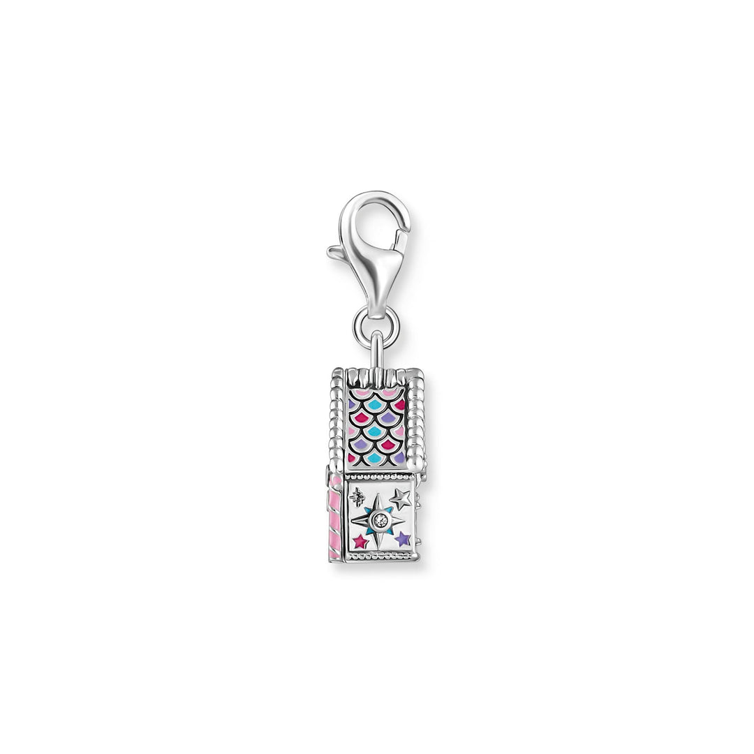 Silver charm gingerbread house with colourful stones | THOMAS SABO Australia