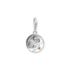 Silver blackened igloo charm with stones | THOMAS SABO Australia