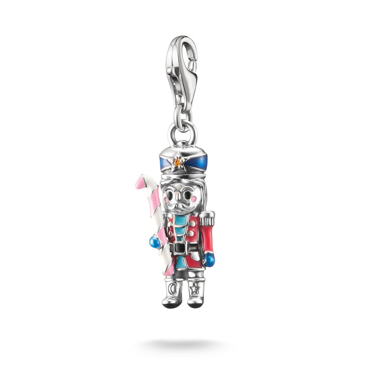 Silver nutcracker charm with sugar cane | THOMAS SABO Australia