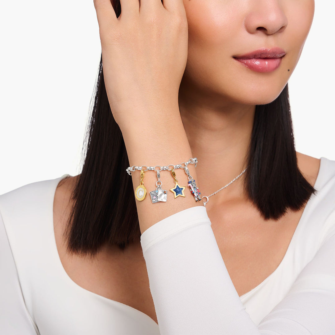 Silver nutcracker charm with sugar cane | THOMAS SABO Australia