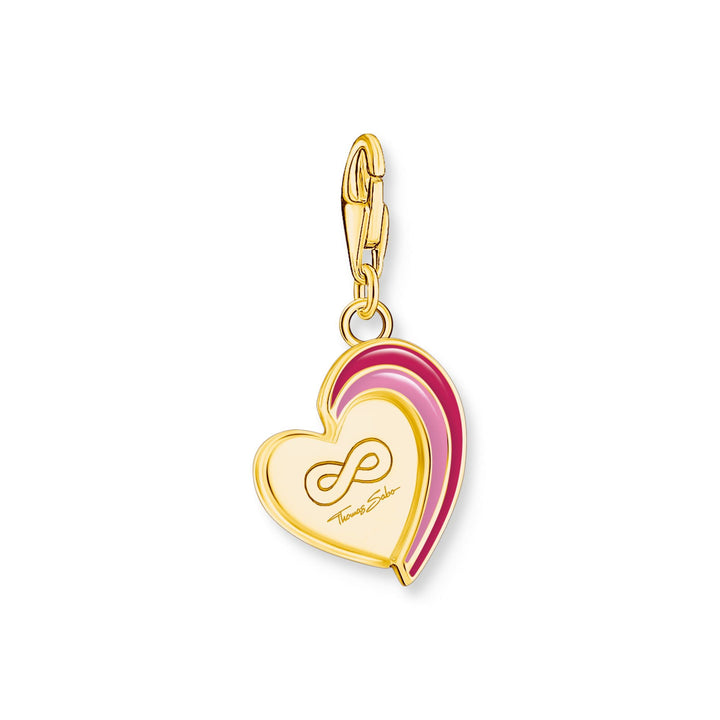 Charm pendant in heart-shape with engraving | THOMAS SABO Australia