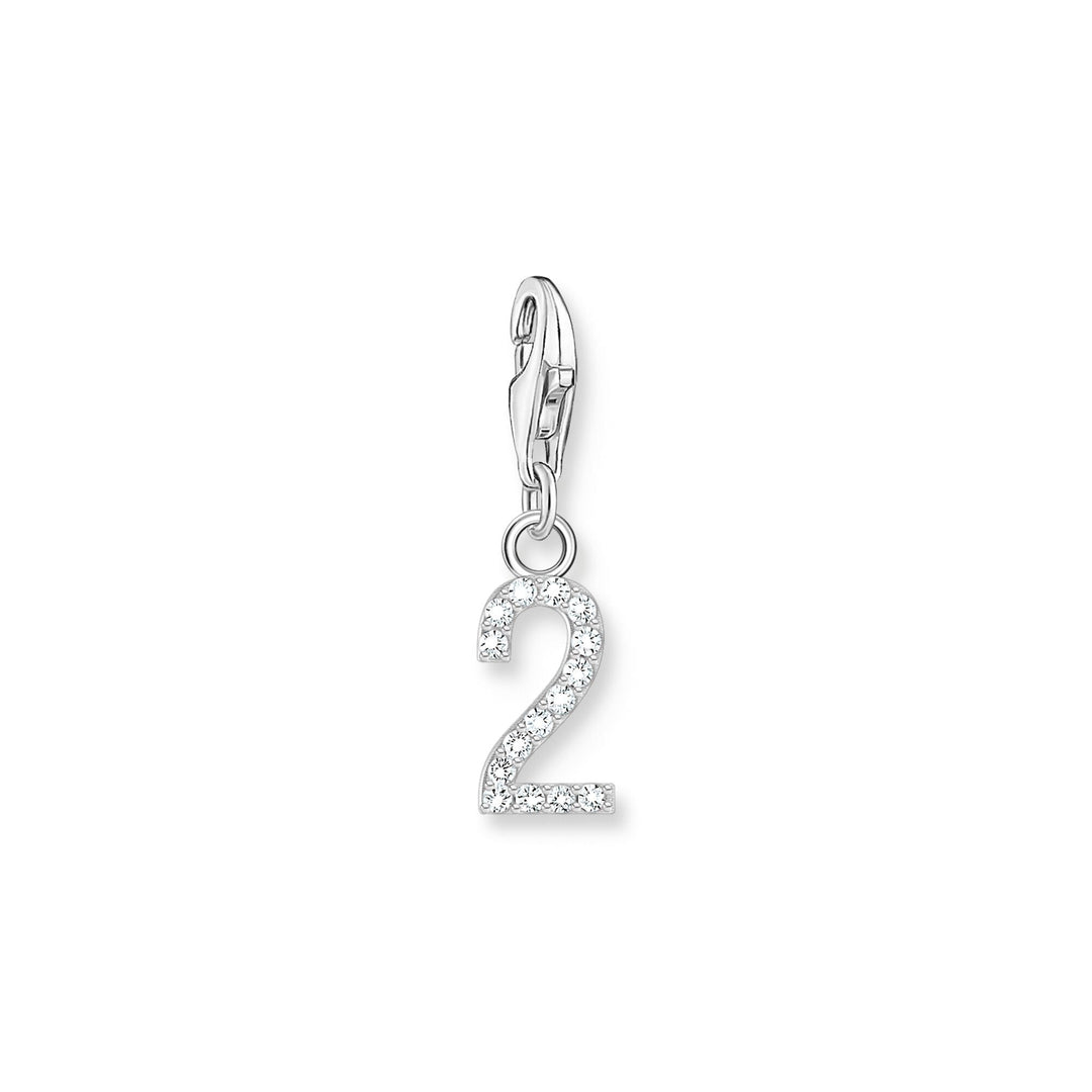 Number "2" silver charm | THOMAS SABO Australia